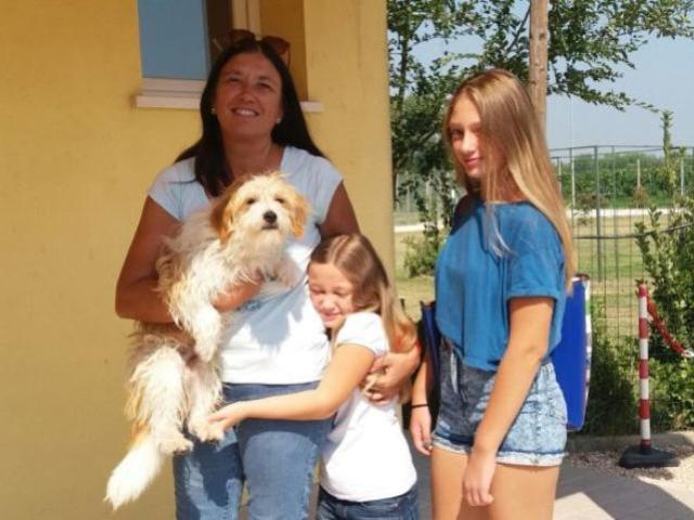 Ribes con la sua nuova famiglia